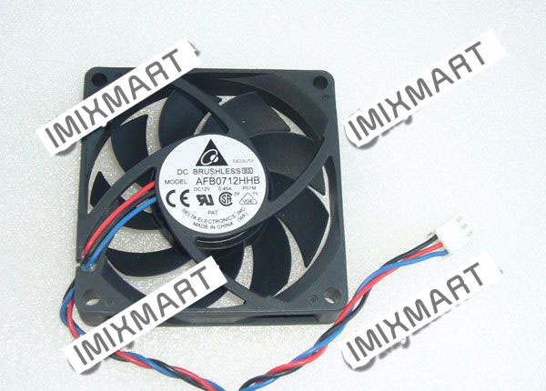 DELTA AFB0712HHB-P01M DC12V 0.45A 7015 7CM 70MM 70X70X15MM 3pin Cooling Fan