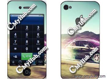 Gift iPhone 4 / 4S Skin Sports Car