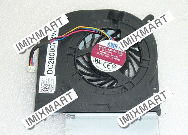 Dell Latitude E6510 Cooling Fan 0TCF42 TCF42 DC280007RVL