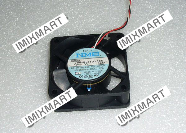 NMB 2408NL-04W-B66 LS1 DC12V 0.21A 6020 6CM 3Pin 60x60x20mm Fan