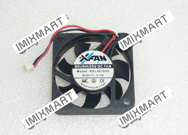 XFAN RDL4010S5 4010 40x40x10 DC5V 0.13A 4010 4CM 40MM 40X40X10MM 2pin Cooling Fan