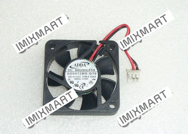 ADDA AD0412MS-G70(X8J) DC12V 0.08A 4010 4cm 40mm 40x40x10mm 3pin Cooling Fan