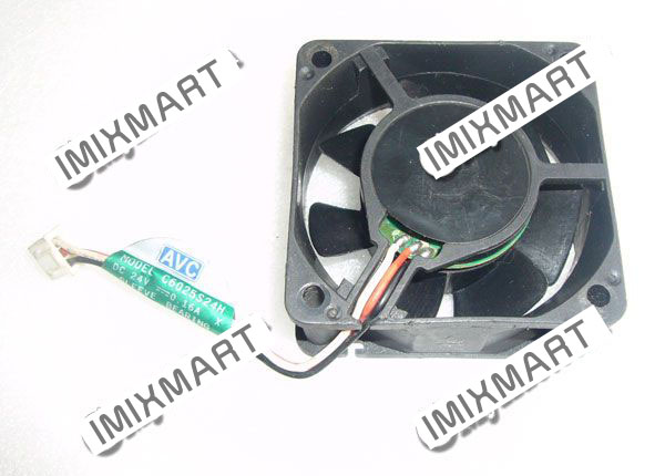 AVC C6025S24H 6025 DC24V 0.16A 6CM 60x60x25mm 3Pin Cooling Fan