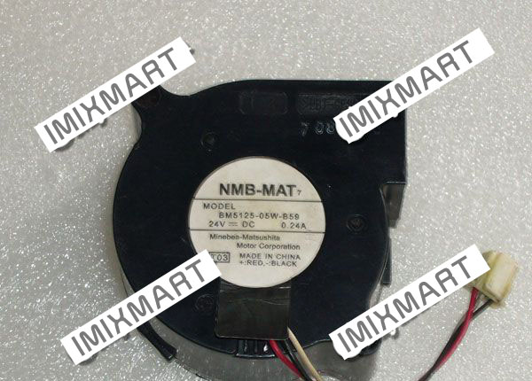NMB-MAT BM5125-05W-B59 TO3 DC24V 0.24A 5025 5CM 50MM 50X50X25MM 3pin Cooling Fan