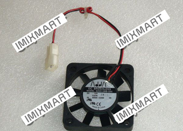 ADDA AD0512MB-G90 DC12V 0.07A 5010 5CM 50MM 50X50X10MM 2pin Cooling Fan