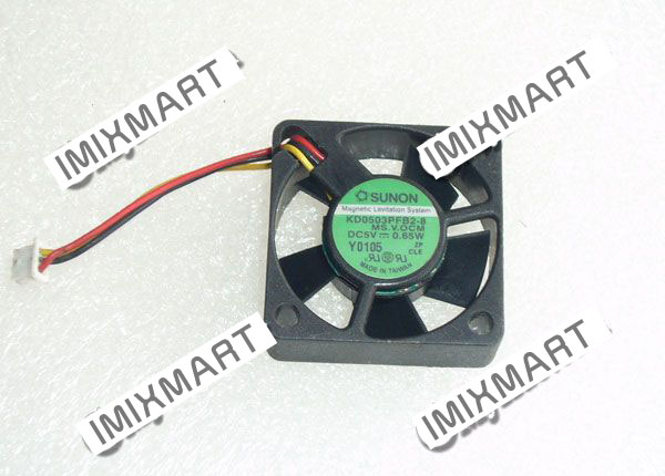 SUNON KD0503PFB2-8 MS.V.OCM DC5V 0.65W 3010 3CM 30MM 30X30X10MM 3pin Cooling Fan