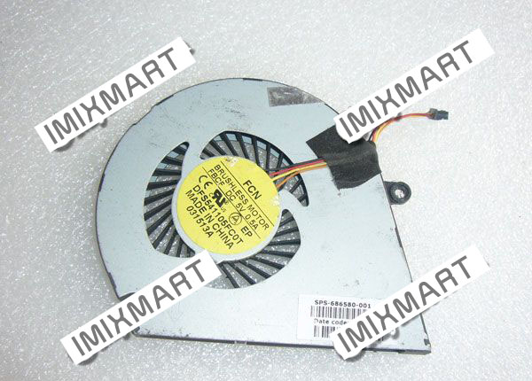 HP ENVY Sleekbook 6 Series Cooling Fan DFS541105FC0T FBCF 686580-001 DC28000BDF0