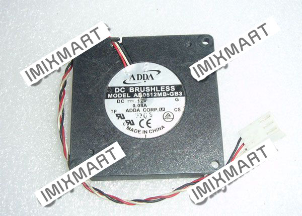 ADDA AB0512MB-GB3 Server Square Fan 50x50x10mm