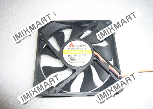 Y.S.TECH FD128015MB DC12V 0.11A 8CM 8015 80x80x15mm Cooling Fan