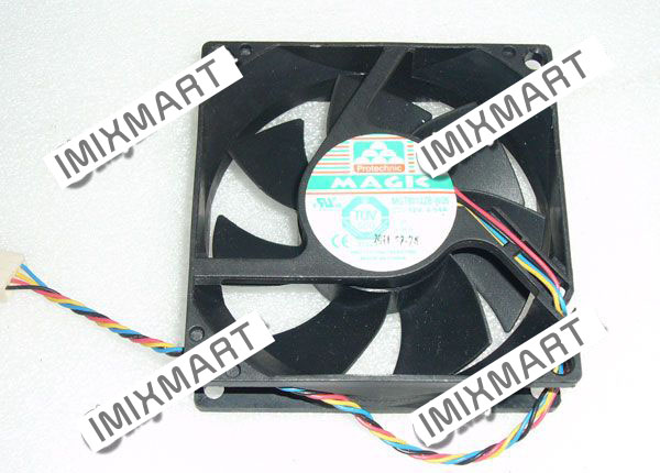 MAGIC MGT8012ZB-W25 HI.10800.089 DC12V 0.54A 8025 8CM 80x80x25mm Fan