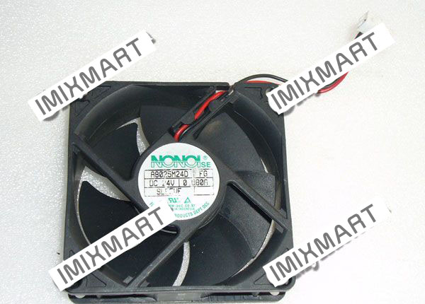 NONOISE A8025M24D FG 8025 DC24V 0.080A 80x80x25mm 2Pin Fan