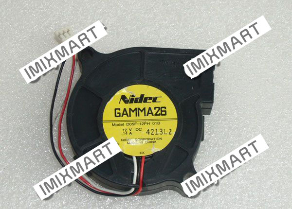 Nidec D05F-12PH 01B DC12V 0.14A 5015 5CM 50MM 50X50X15MM 3pin Cooling Fan