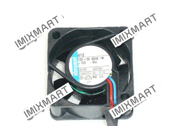 ebm-papst TYP 412 Server Square Fan 40x40x20mm