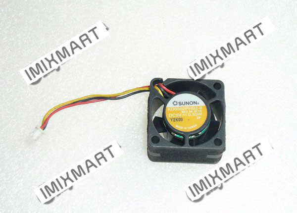 SUNON KD0502PHB2-8 MS.M.B76 DC5V 0.55W 2515 2.5CM 25MM 25X25X15MM 3pin Cooling Fan