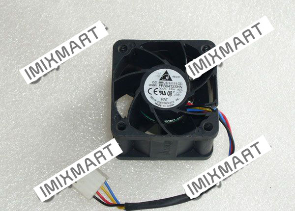 DELTA ELECTRONICS FFB0412SHN-8C1L DC12V 0.60A 4028 40X40X28MM 4pin Cooling Fan