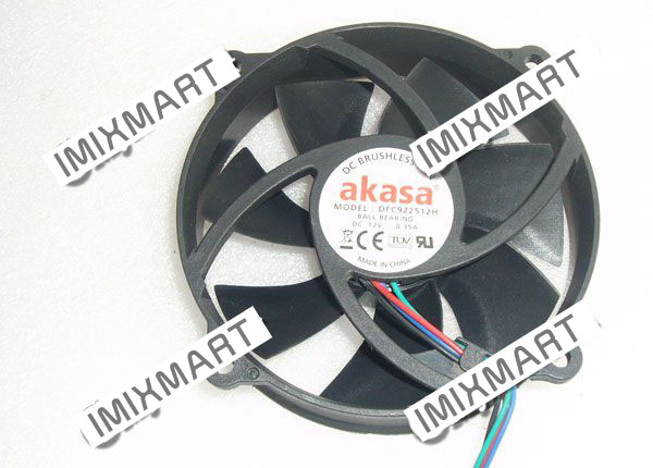 akasa DFC922512H AK-956CP DC12V 0.35A 9525 9.5CM 4Pin Cooling FAN