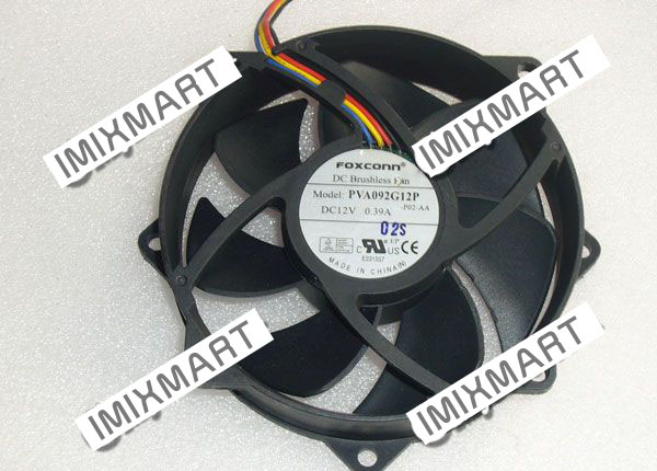 FOXCONN PVA092G12P -P02-AA DC12V 0.39A 95mm 9525 4Pin Cooling FAN