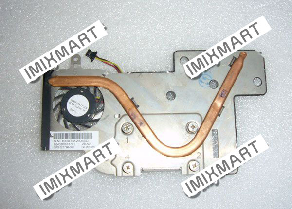 HP MINI 5103 5102 627790-001 UDQFYFR11C1N HF 6043B0088701 CPU Cooling Fan