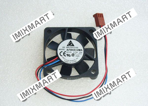 DELTA ELECTRONICS AFB0512MA-F00 DC12V 0.15A 5010 5CM 50X50X10MM 3pin Cooling Fan