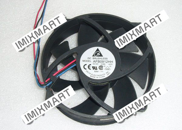 Delta AFB0912HH -4J23 30A5A-3C DC12V 0.40A 3Pin 95mm Cooling Fan