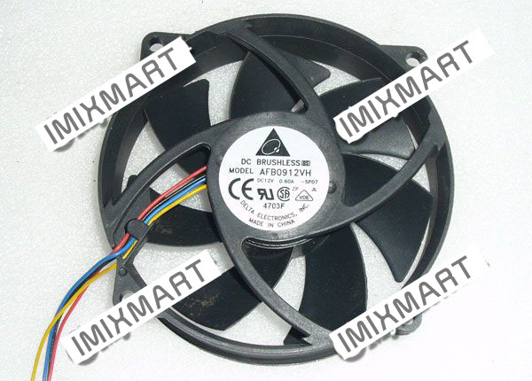 Delta AFB0912VH -SP07 KDH-5065H 0428XQ DC12V 0.60A 95mm 4Pin Cooling FAN