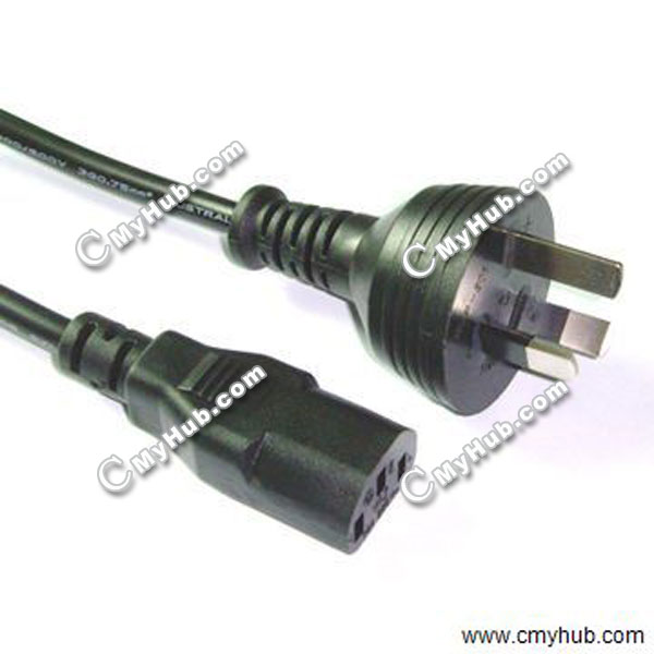 Australian Power Cord - IEC C13